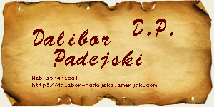 Dalibor Padejski vizit kartica